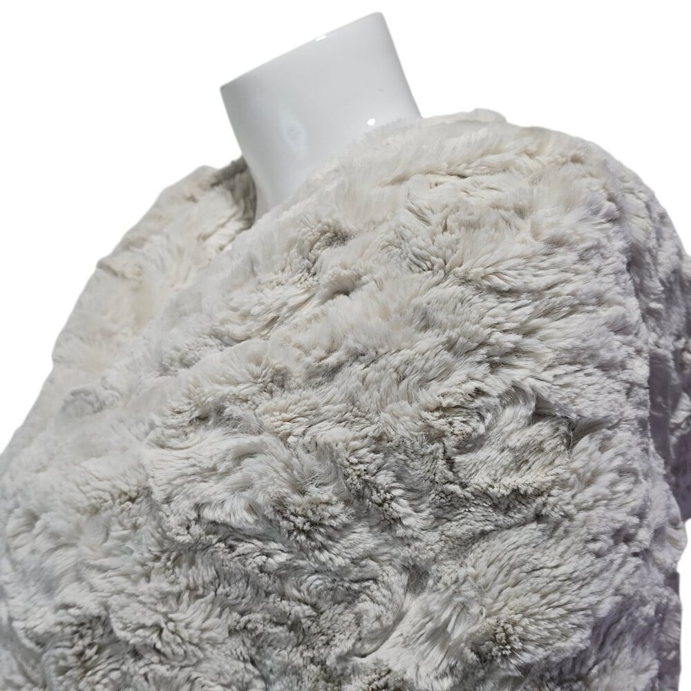 Anthropologie Tiny Editions Glacie Faux Fur Jacket Women's LP Petite - Picture 7 of 16